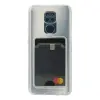 Xiaomi Redmi Note 9 Kılıf Kart Şeffaf Silikon - Şeffaf