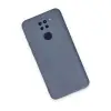 Xiaomi Redmi Note 9 Kılıf Nano İçi Kadife Silikon - Gri