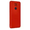 Xiaomi Redmi Note 9 Kılıf Nano İçi Kadife Silikon - Kırmızı
