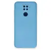 Xiaomi Redmi Note 9 Kılıf Nano İçi Kadife Silikon - Mavi