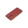 Xiaomi Redmi Note 9 Kılıf Volet Silikon - Kırmızı