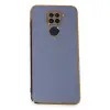 Xiaomi Redmi Note 9 Kılıf Volet Silikon - Mavi