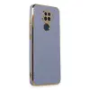 Xiaomi Redmi Note 9 Kılıf Volet Silikon - Mavi