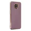 Xiaomi Redmi Note 9 Pro Kılıf Volet Silikon - Mor