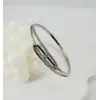 Rodyum Zirkon Taşlı Pirinç  Xuping Bileklik 5.6 Mm - Kbl0214
