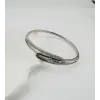 Rodyum Zirkon Taşlı Pirinç  Xuping Bileklik 5.6 Mm - Kbl0214