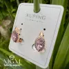 Xuping Pembe Taşlı Küpe