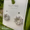 Xuping Taşlı İnci Detaylı Küpe