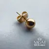 Xuping Taşsız Top Küpe