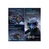 Y13 Motor Kask Kulaklık Rgb Modlu Radyolu Motosiklet Kulaklık 5.3 Bluetooth Intercom