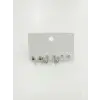 Yılan Detaylı Altılı Küpe