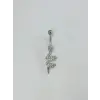 Yılan Detaylı Göbek Piercing - Pg0123