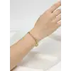 Yıldız Tasarım  Çift Sıralı Cm Bileklik