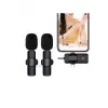 Yüksek Kalite Profesyonel 3 In 1 Kablosuz Taşınabilir Yaka Mikrofonu Youtube Facebook Tiktok