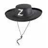 Z Logolu Çocuk Boy Bağcıklı Zorro Şapkası