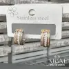 Zirkon Baget Taşlı Küpe