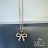 Zirkon Taşlı Fiyonk Kolye - Kl0017