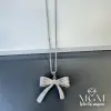 Zirkon Taşlı Fiyonk Kolye - Kl0018
