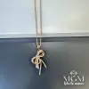 Zirkon Taşlı Fiyonk Kolye - Kl0021