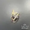 Zirkon Taşlı Kelebek Detaylı Küpe