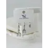 Zirkon Taşlı Üçlü Kombin Küpe
