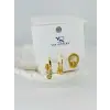 Zirkon Taşlı Üçlü Kombin Küpe