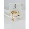 Zirkon Taşlı Üçlü Kombin Küpe