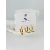 Zirkon Taşlı Üçlü Kombin Küpe