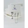 Zirkon Taşlı Üçlü Kombin Küpe