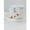 Zirkon Taşlı Üçlü Kombin Küpe