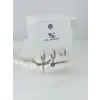 Zirkon Taşlı Üçlü Kombin Küpe