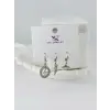 Zirkon Taşlı Üçlü Kombin Küpe