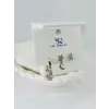 Zirkon Taşlı Üçlü Kombin Küpe