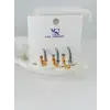 Zirkon Taşlı Üçlü Kombin Küpe