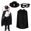 Zorro Pelerini Şapkası Ve Maske Seti Çocuk Boy