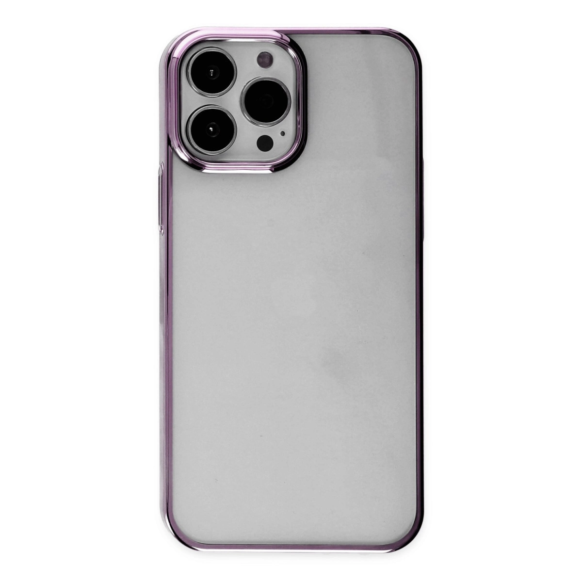 Apple İphone 14 Pro Kılıf Element Silikon - Lila