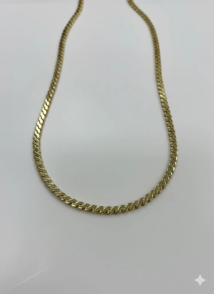 Kaplama Zincir Pirinç Cm Kolye Zincir 60 Cm - Kl0253