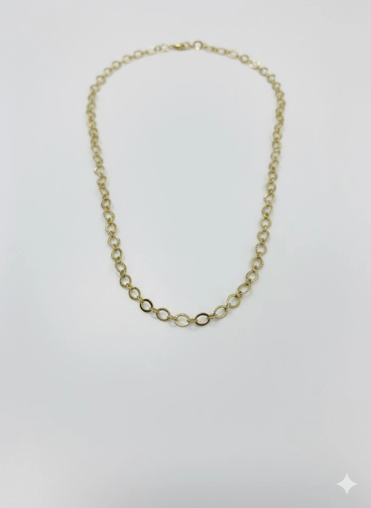 Kaplama Zincir Pirinç Cm Kolye Zincir 45 Cm - Kl0271