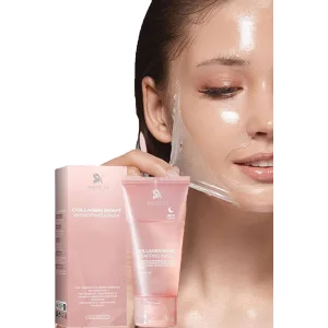 2 Adet Soyulabilir Kolajen Jel Yüz Maskesi – Cam Gibi Parlak Ve Canlı Cilt İçin Kore Cilt Bakımı