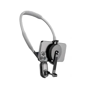 360 Derece Ayarlanabilir Boyun Askılı Manyetik Telefon Tutucu