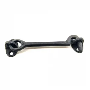 Antika Tarz Dekoratif Pirinç  Çengeli - 13cm, Oksit