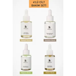 Cilt Bakım Serumu Seti 4’lü – Besleyici, Aydınlatıcı, Yatıştırıcı Ve Onarıcı Etki