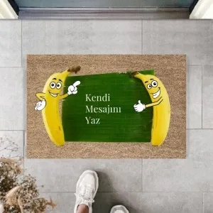 Dijital Baskı Kişiye Özel İç Kapı Dekorasyon Paspas Ps11202