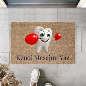 Dijital Baskı Kişiye Özel İç Kapı Dekorasyon Paspas Ps11203