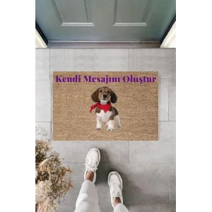 Dijital Baskı Kişiye Özel İç Kapı Dekorasyon Paspas  PS11229