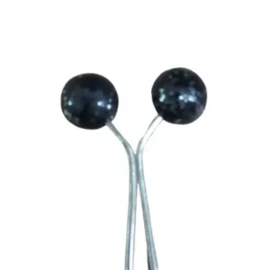 Eşarp Klipsi Top Model Simli Siyah 1 Adet