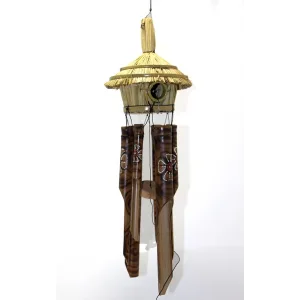 Hasır Kuş Yuvalı Bambu Çan 3dıarta-13