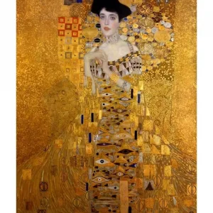 Kanvas Sayılarla Boyama Seti Kasnaklı-çerçeveli Adele Bloch Bauer