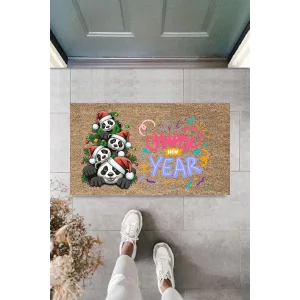 Kapı Önü Paspası Yeni Yıl 2025 Özel Tasarım Model 161