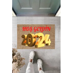 Kapı Önü Paspası Yeni Yıl Konsepti Dijital Baskı PY-175111128